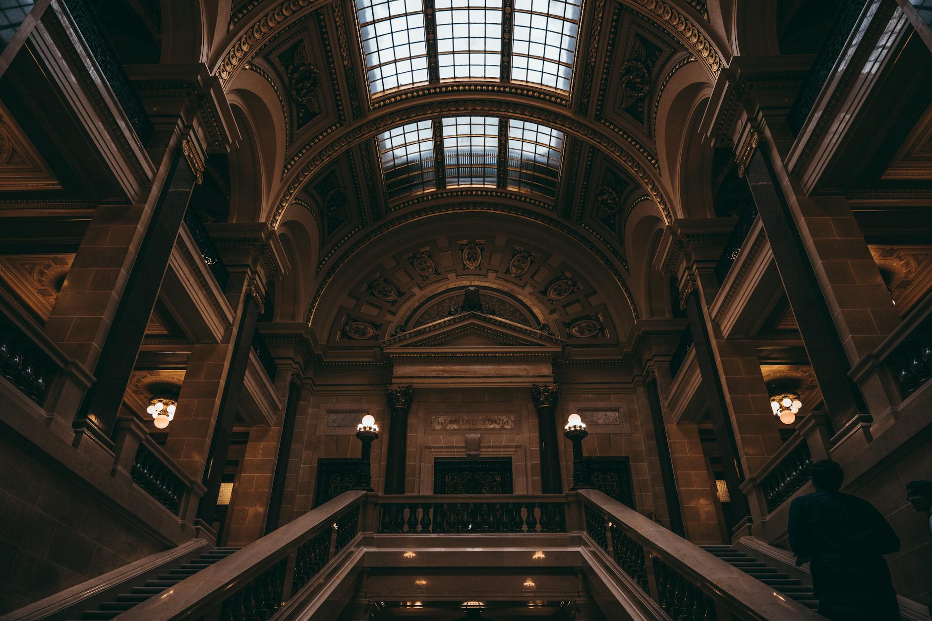 Government treasury building representing federal bond investments and security