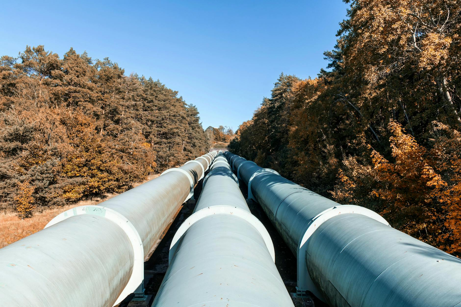 Energy pipeline infrastructure stretching across landscape representing sector breadth