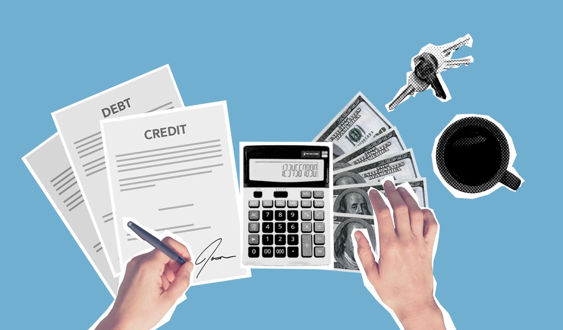 A student reviewing financial paperwork, illustrating the growing burden of college costs and loan borrowing