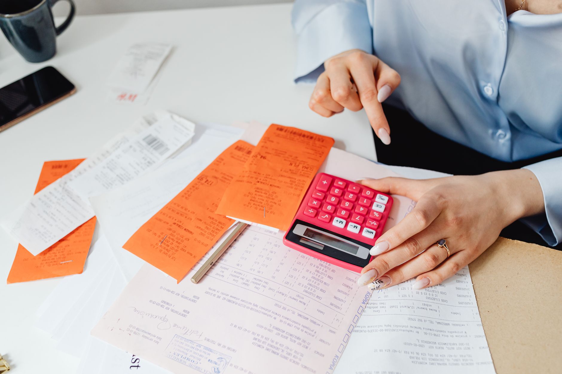 Financial analyst reviewing budget spreadsheets and fiscal projections
