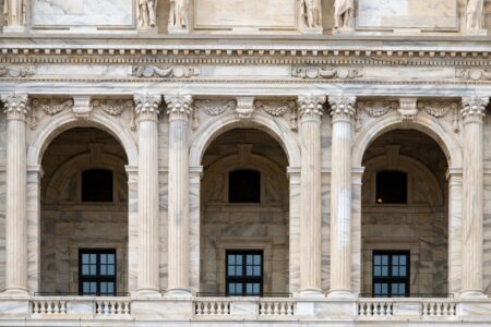 Pension Shortfalls Deepen as Public Sector Retirement Rolls Swell State government building representing public sector pension obligations