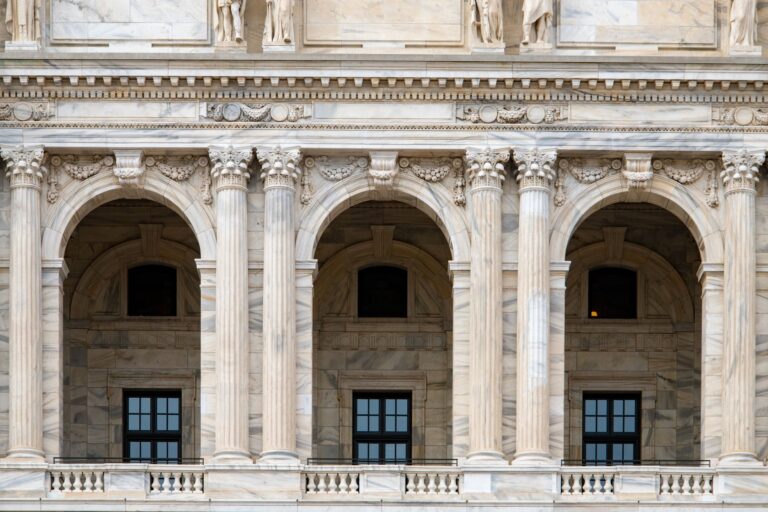 Pension Shortfalls Deepen as Public Sector Retirement Rolls Swell State government building representing public sector pension obligations