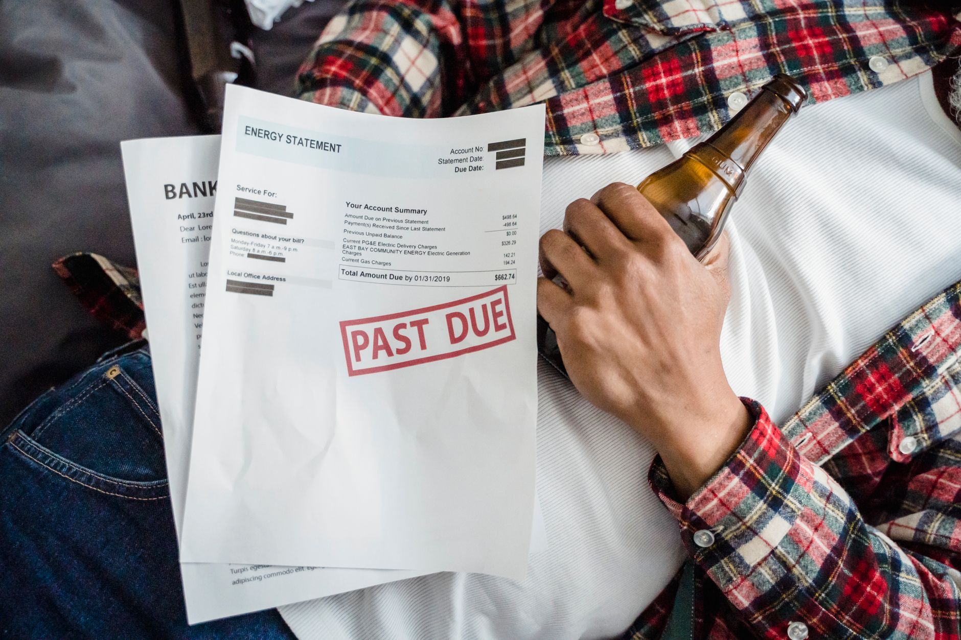 Legal documents and financial paperwork on a desk representing business insolvency