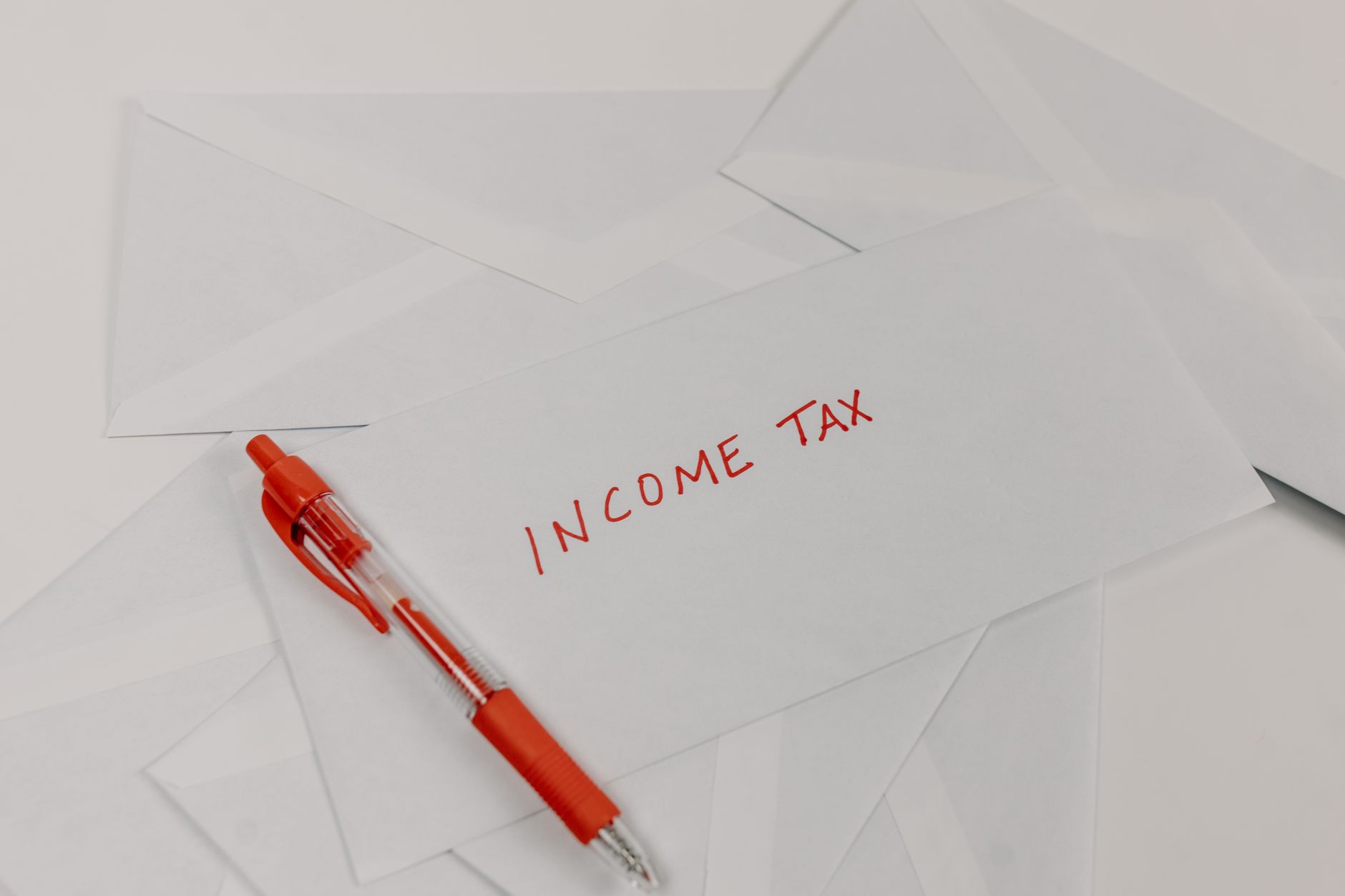 Property tax assessment documents on a desk