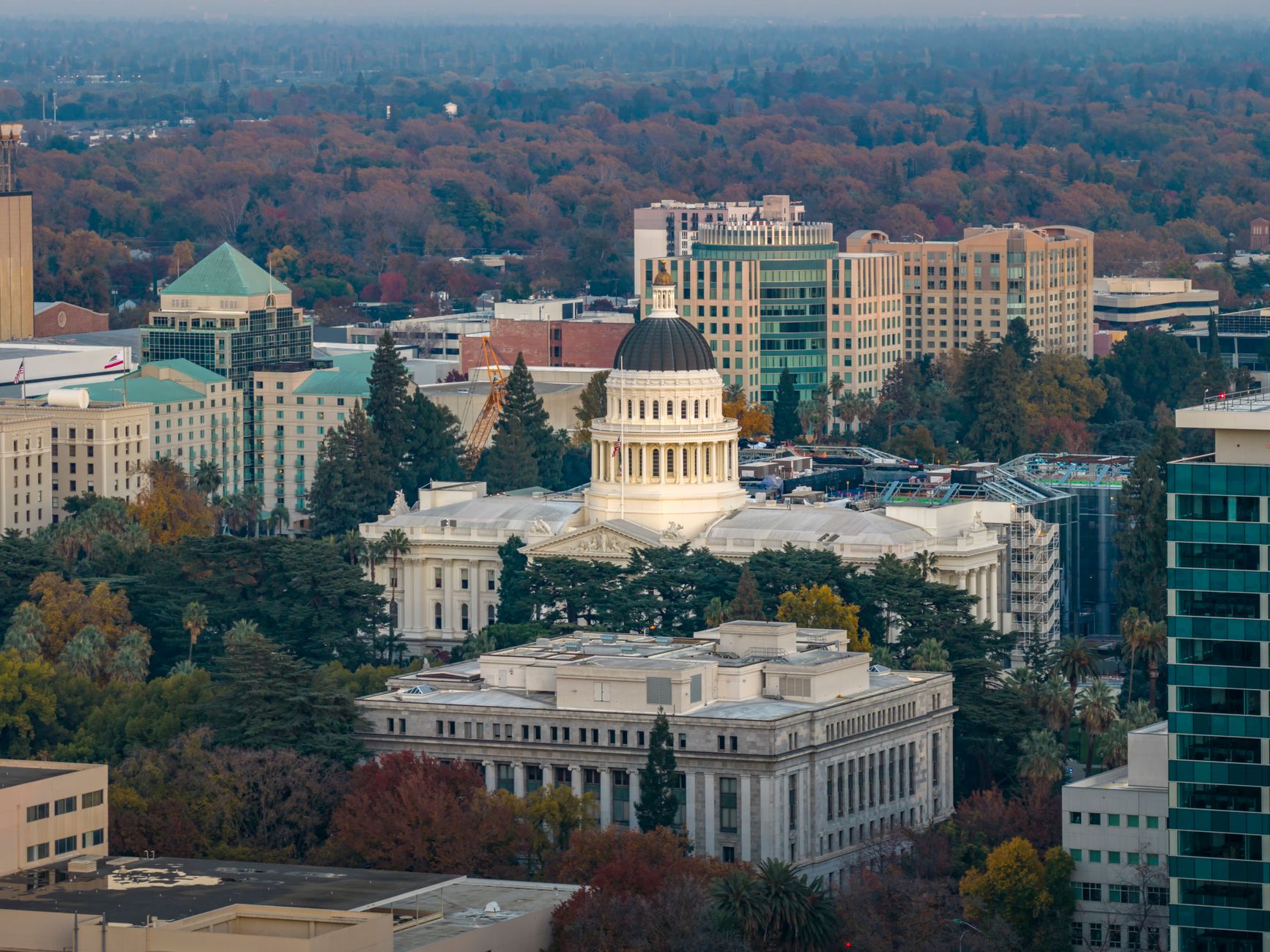 State capitol building exterior representing legislative activity