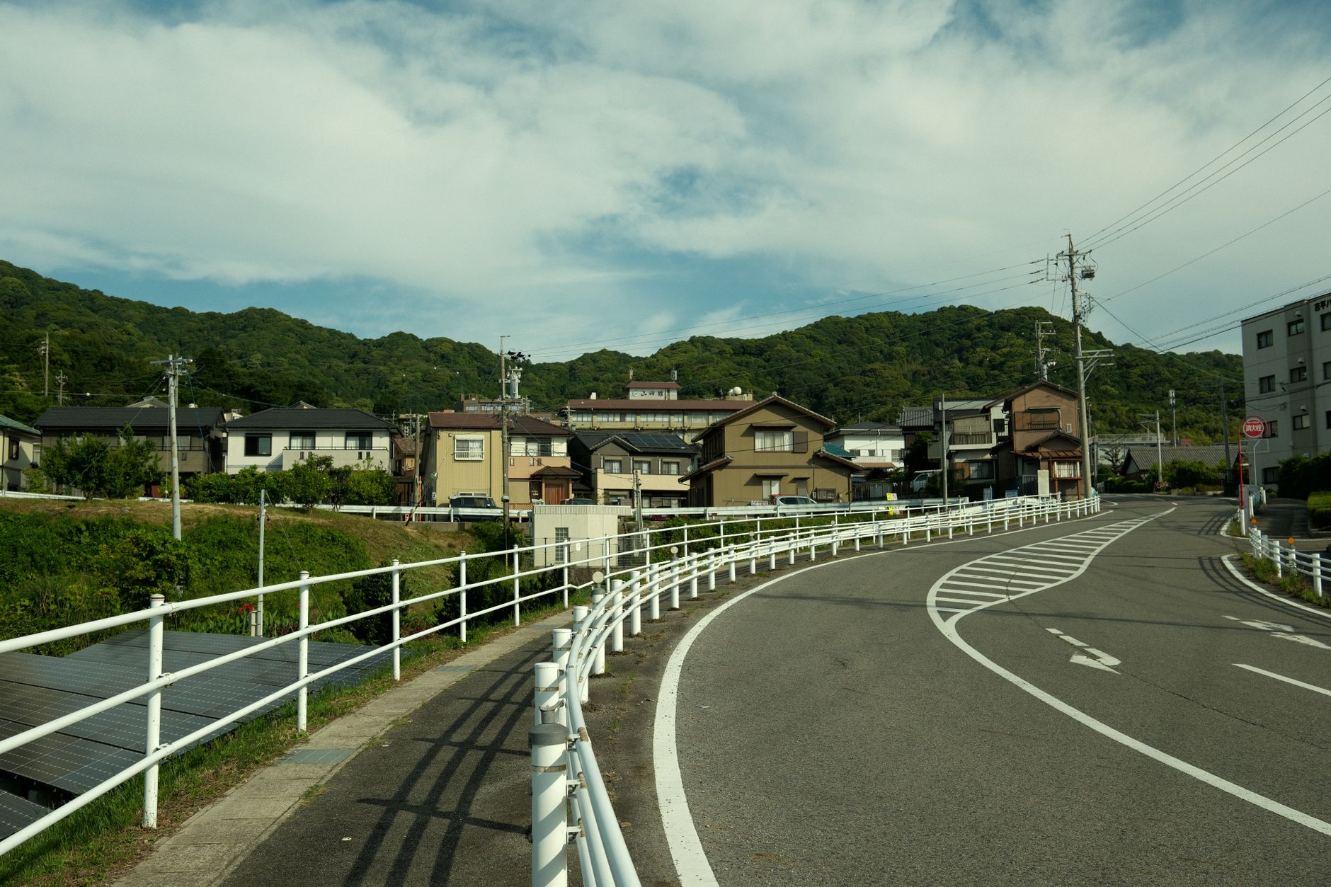 Quiet main street in a small rural American town showing limited commercial activity